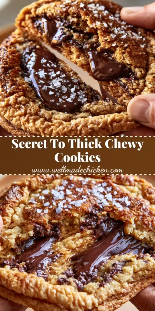 A stack of thick, bakery-style cookies featuring large chocolate pools and sea salt for the ultimate chocolate chip cookie recipe.