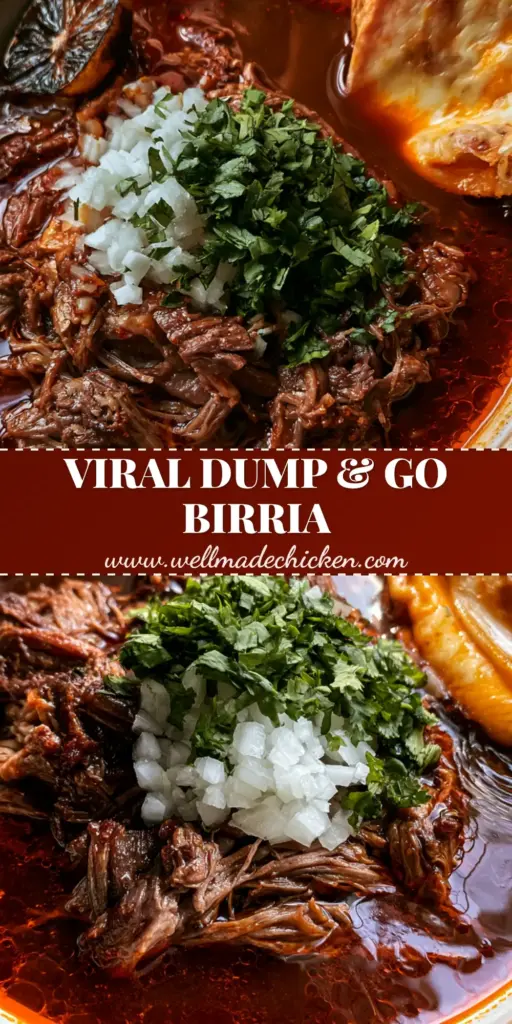 Birria de Res Crockpot Recipe: Slow-Cooked Tender Beef and Rich Consommé 4 A close-up shot of a crispy quesabirria taco being dipped into a bowl of deep-red birria consommé. (birria de res crockpot recipe)