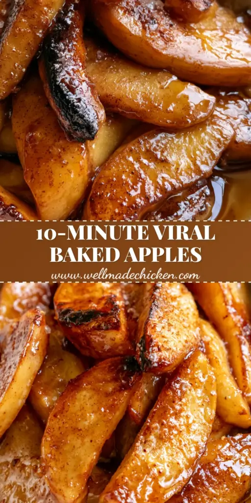 Baked Cinnamon Apple Slices recipe: The Ultimate Caramelized Comfort Food 3 A rustic white bowl filled with a heap of warm Baked Cinnamon Apple Slices, featuring charred caramelized edges and a glistening amber glaze with visible steam.