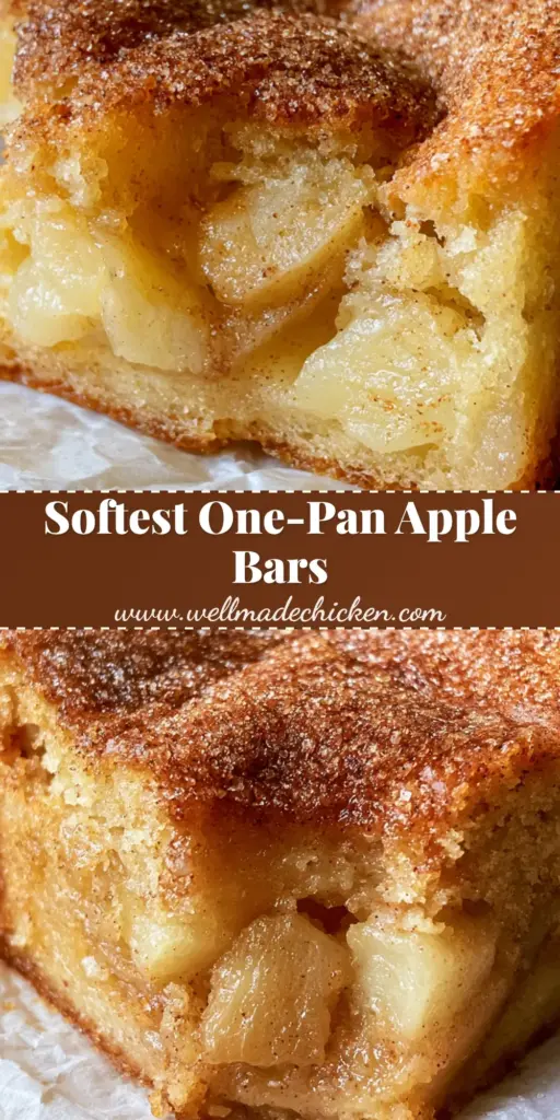 A thick square Apple Snickerdoodle Bar on crumpled parchment paper with a sparkling cinnamon sugar topping. (Apple Snickerdoodle Bars)