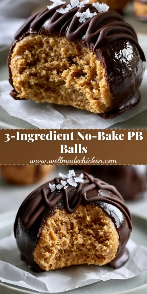 A close-up of dark chocolate-covered peanut butter balls with a glossy drizzle and sea salt on white parchment paper. (peanut butter balls)