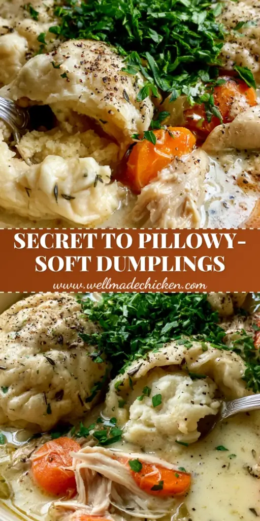 A rustic ceramic bowl filled with creamy turkey and dumplings topped with fresh parsley and black pepper on an oak table. (turkey and dumplings)